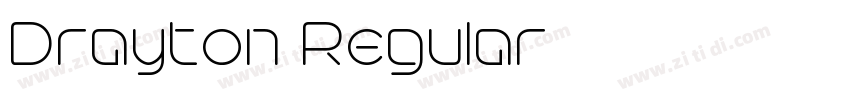 Drayton Regular字体转换